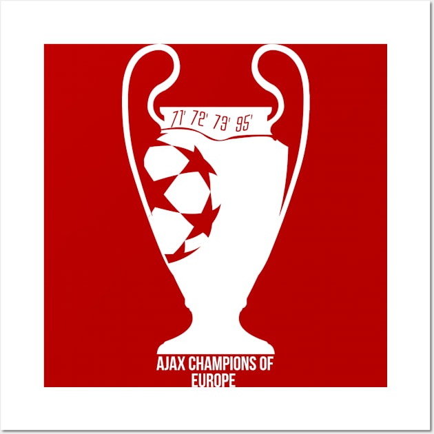 AJAX CHAMPIONS Wall Art by afcadesigns